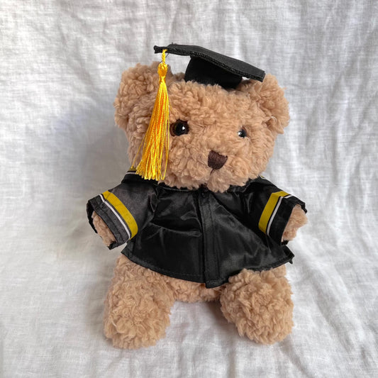 Yellow Graduation Bear (25cm)