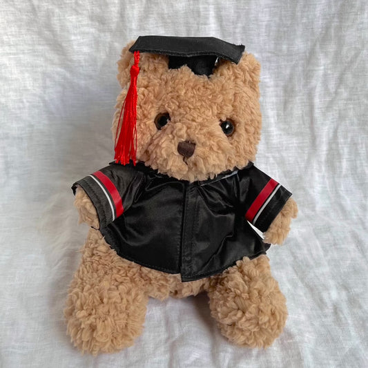 Red Graduation Bear (25cm)