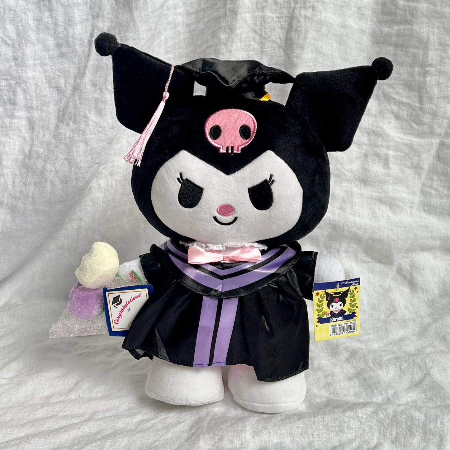 Kuromi Plushie (35cm)