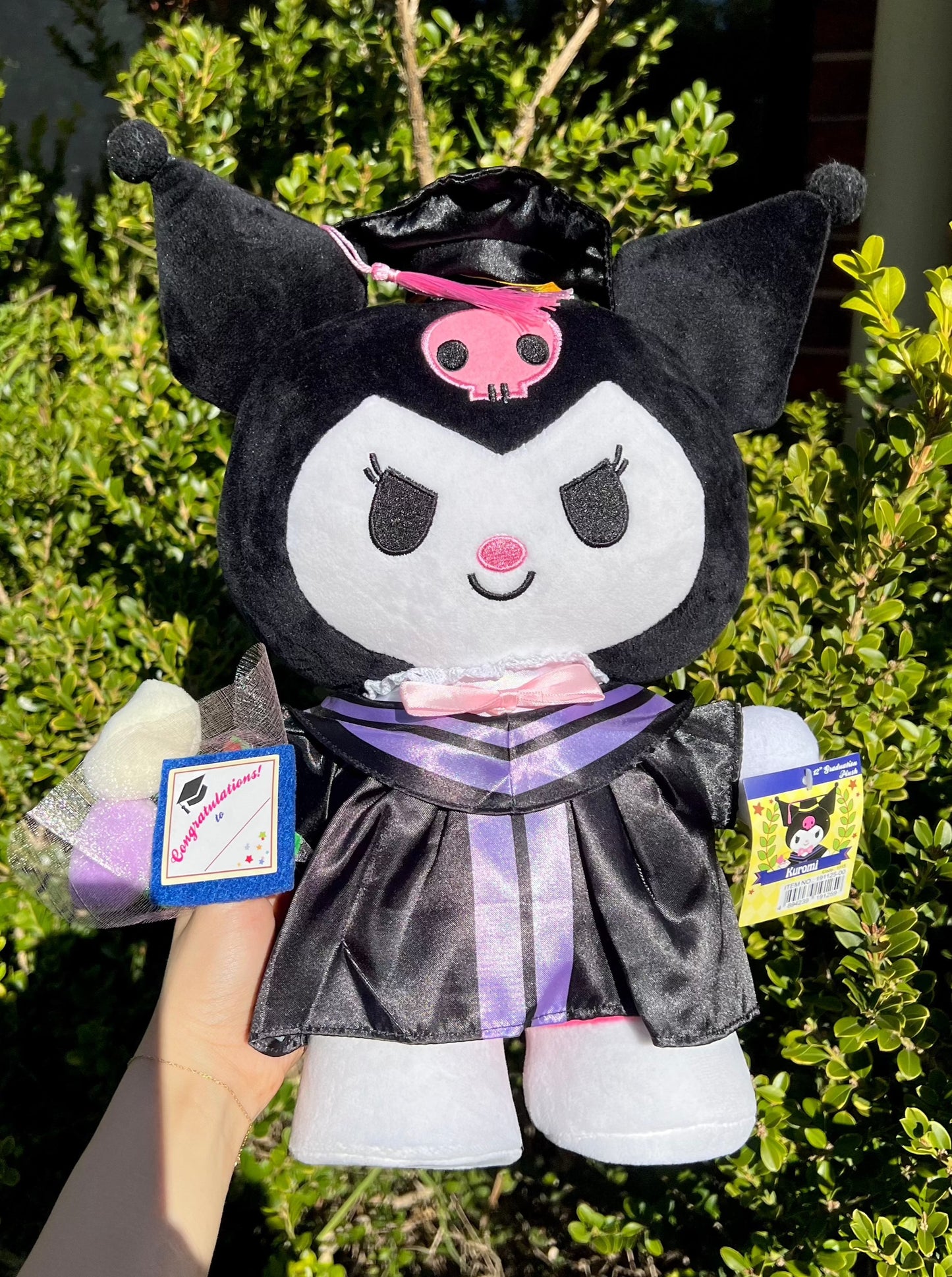 Kuromi Plushie (35cm)